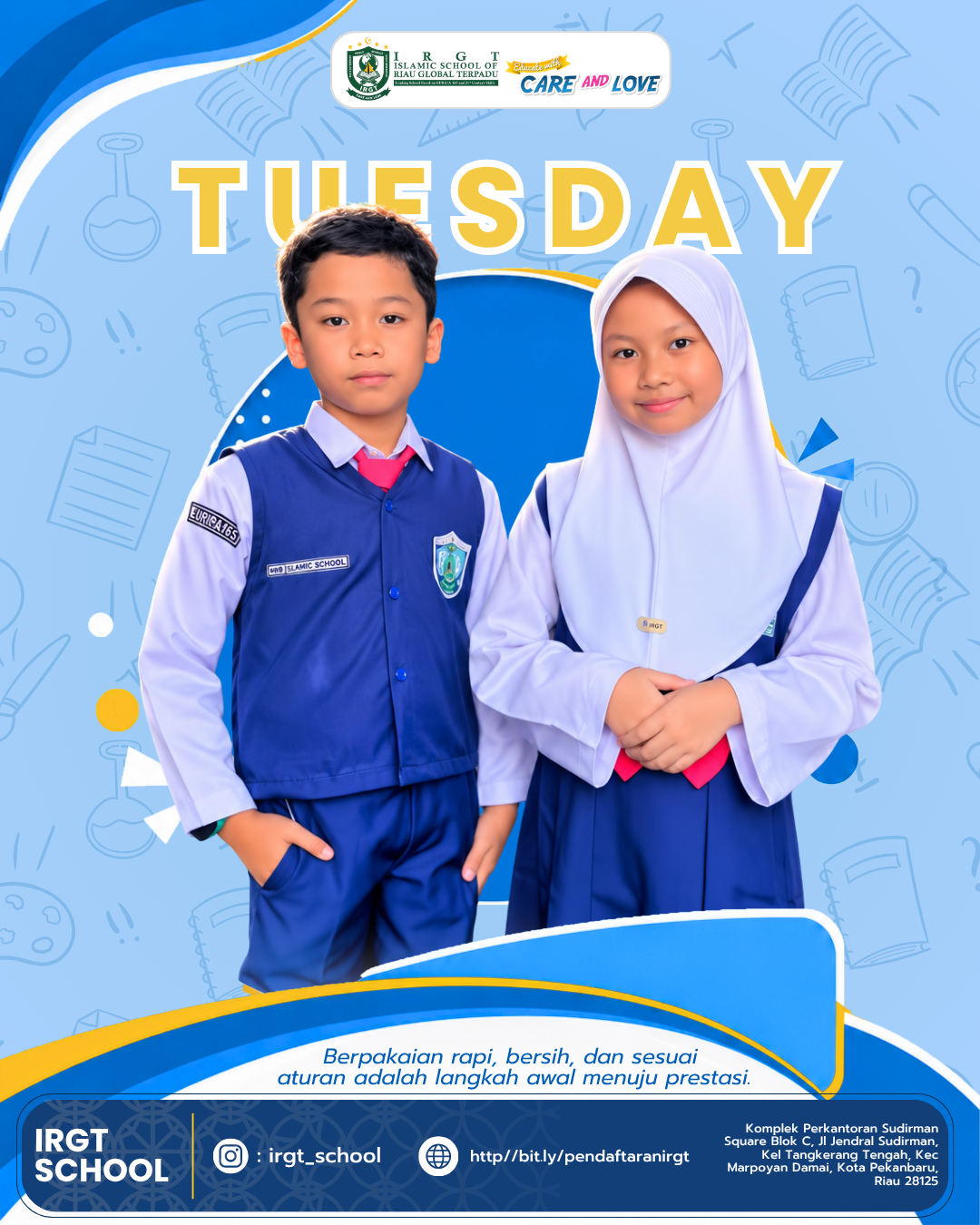 Seragam SD Selasa