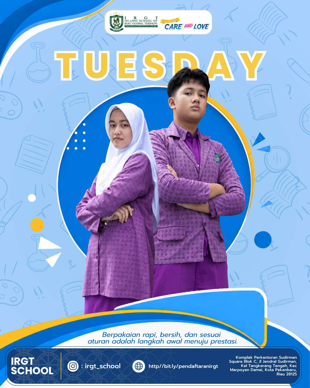 Seragam SMP Selasa